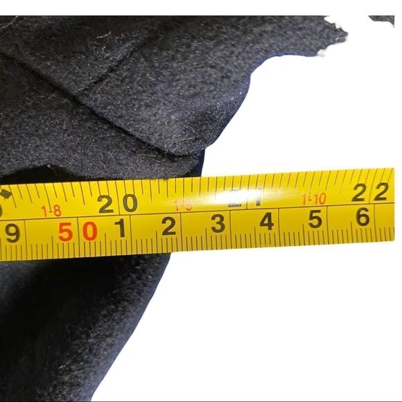 Studio 59 for and flare wool blend coat navy size large VGUC - Picture 6 of 6